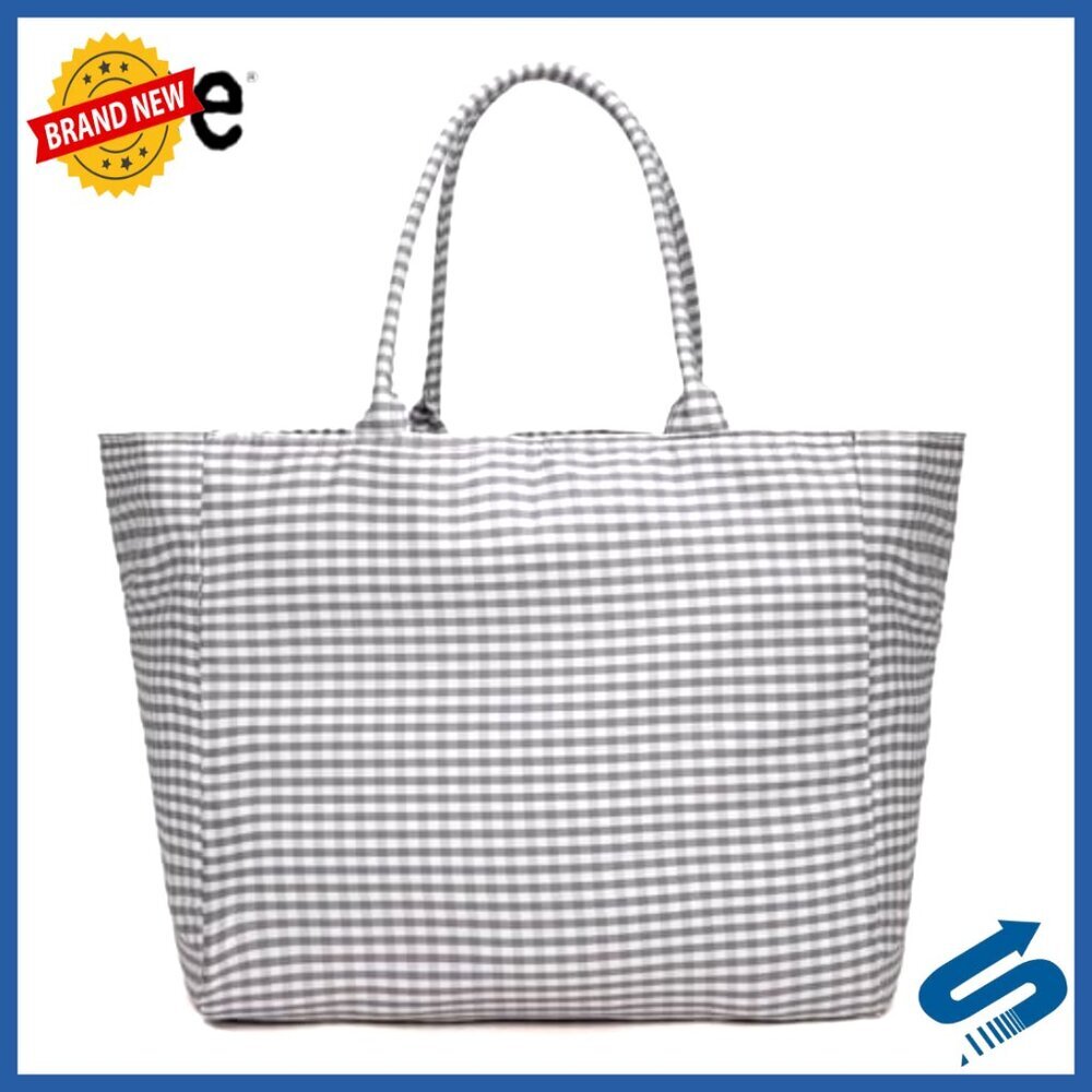 Extra Large Soft Cotton Tote Bag Lightweight Shoulder Bag Reusable Grocery Bag - Picture 6 of 7